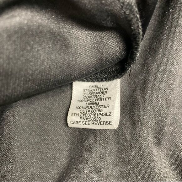 MAURICES Party, Prom dress, Size 3/4, Black, White, & Red, spaghetti straps - Picture 5 of 7